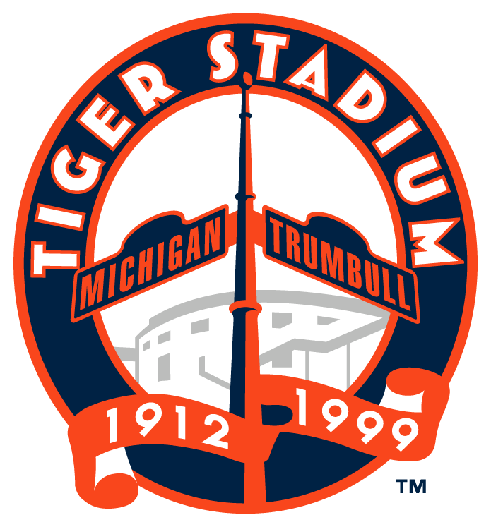 Detroit Tigers 1999 Stadium Logo iron on transfers for fabric
